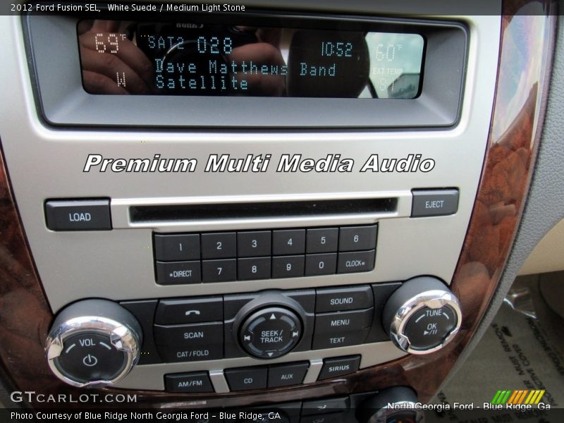 White Suede / Medium Light Stone 2012 Ford Fusion SEL