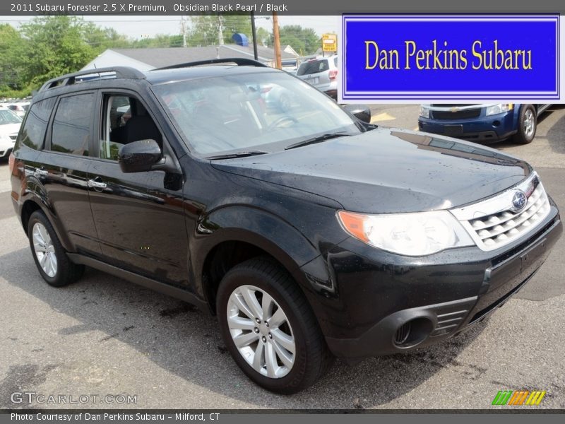 Obsidian Black Pearl / Black 2011 Subaru Forester 2.5 X Premium