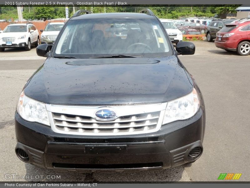 Obsidian Black Pearl / Black 2011 Subaru Forester 2.5 X Premium