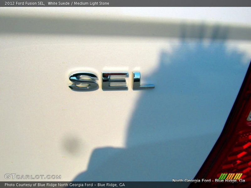 White Suede / Medium Light Stone 2012 Ford Fusion SEL