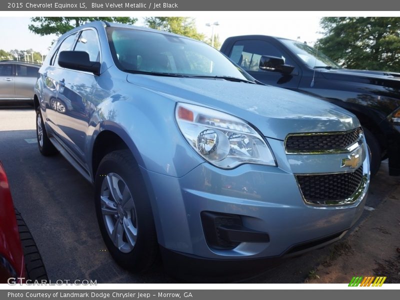 Blue Velvet Metallic / Jet Black 2015 Chevrolet Equinox LS