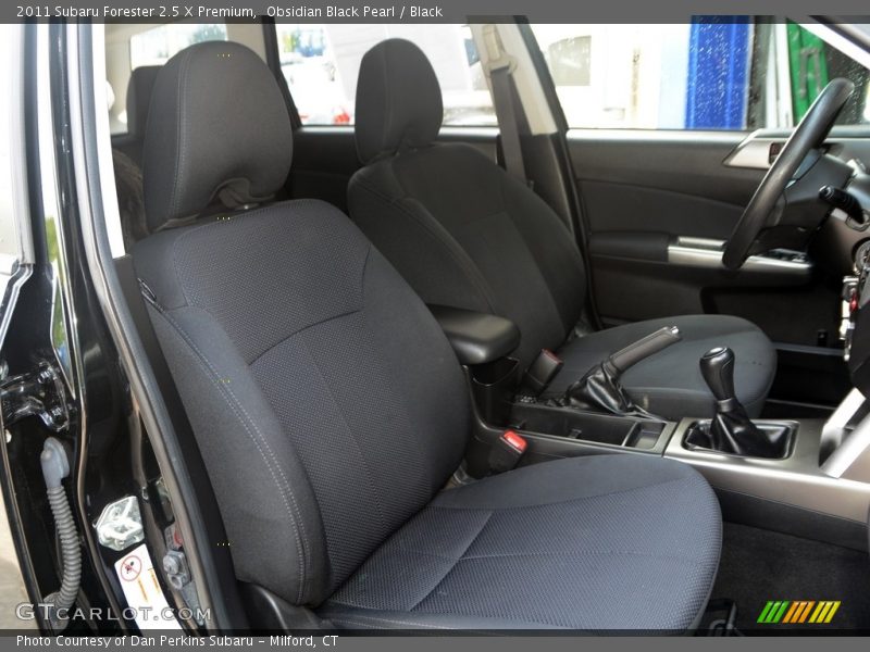 Obsidian Black Pearl / Black 2011 Subaru Forester 2.5 X Premium