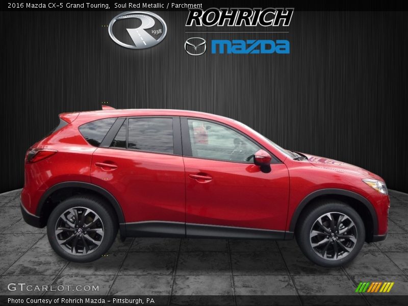 Soul Red Metallic / Parchment 2016 Mazda CX-5 Grand Touring
