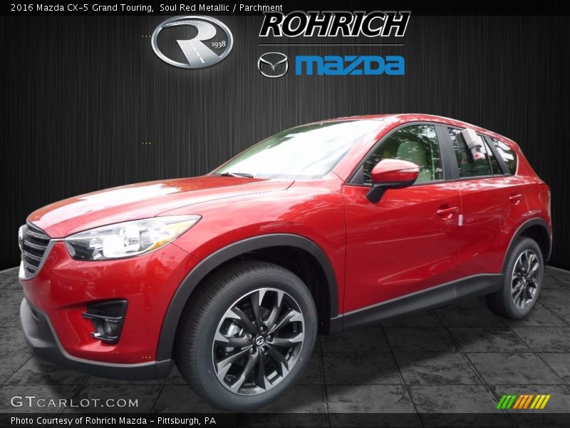 Soul Red Metallic / Parchment 2016 Mazda CX-5 Grand Touring
