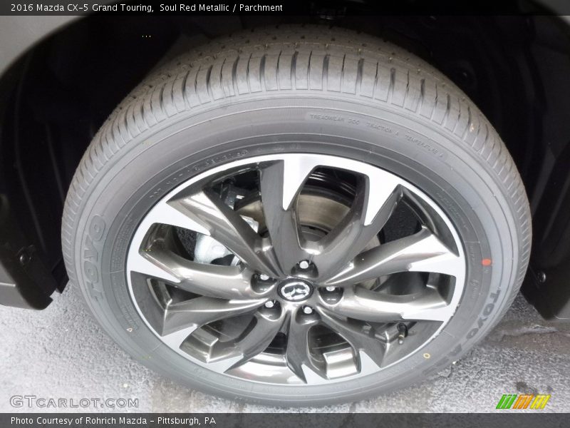 Soul Red Metallic / Parchment 2016 Mazda CX-5 Grand Touring