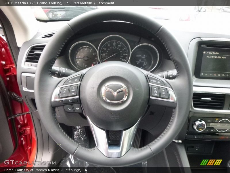 Soul Red Metallic / Parchment 2016 Mazda CX-5 Grand Touring