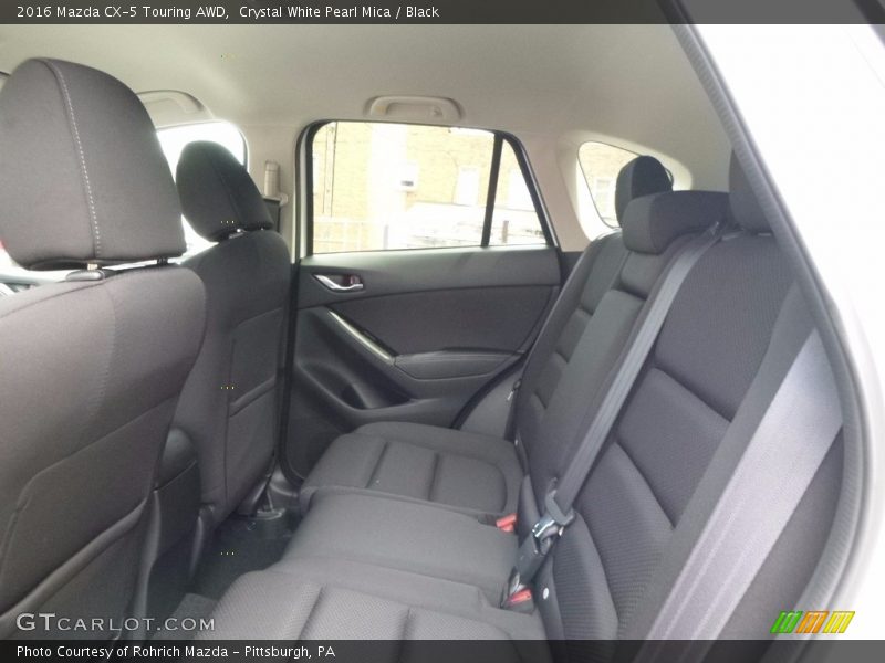 Crystal White Pearl Mica / Black 2016 Mazda CX-5 Touring AWD