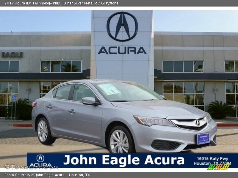 Lunar Silver Metallic / Graystone 2017 Acura ILX Technology Plus