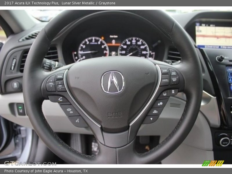 Lunar Silver Metallic / Graystone 2017 Acura ILX Technology Plus