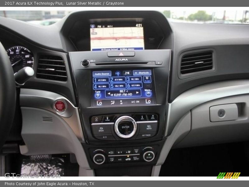 Lunar Silver Metallic / Graystone 2017 Acura ILX Technology Plus