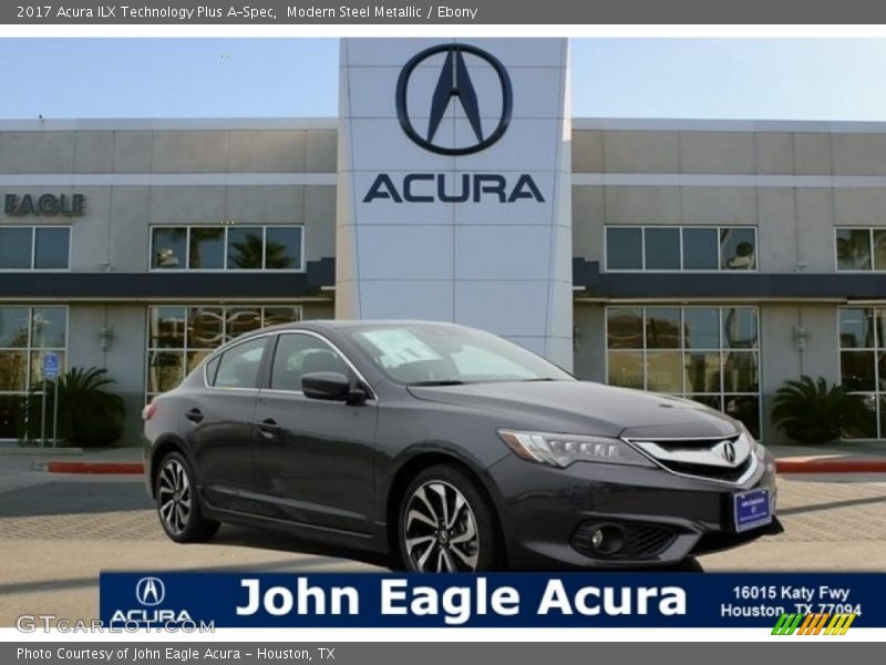 Modern Steel Metallic / Ebony 2017 Acura ILX Technology Plus A-Spec
