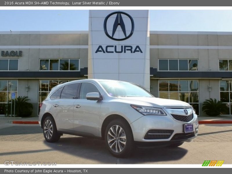 Lunar Silver Metallic / Ebony 2016 Acura MDX SH-AWD Technology