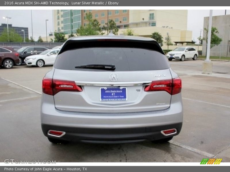 Lunar Silver Metallic / Ebony 2016 Acura MDX SH-AWD Technology
