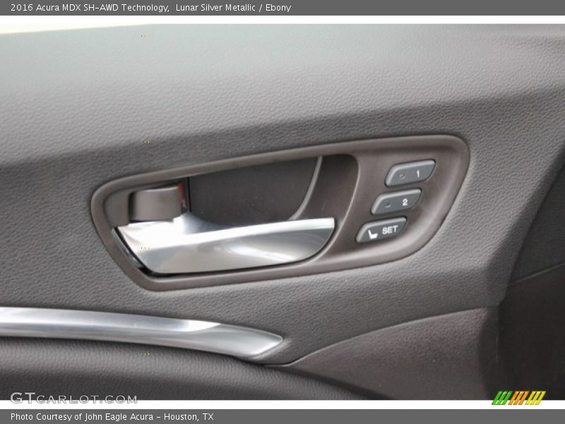 Lunar Silver Metallic / Ebony 2016 Acura MDX SH-AWD Technology