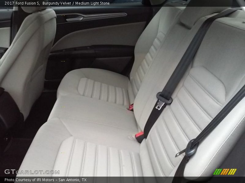 Burgundy Velvet / Medium Light Stone 2017 Ford Fusion S