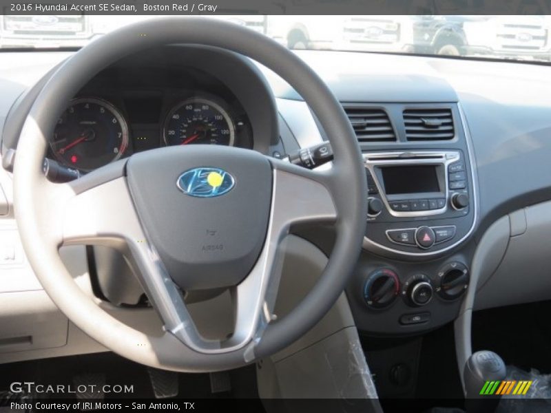 Boston Red / Gray 2016 Hyundai Accent SE Sedan