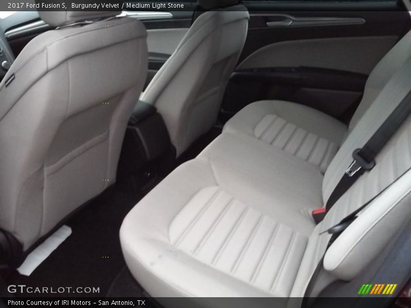 Burgundy Velvet / Medium Light Stone 2017 Ford Fusion S