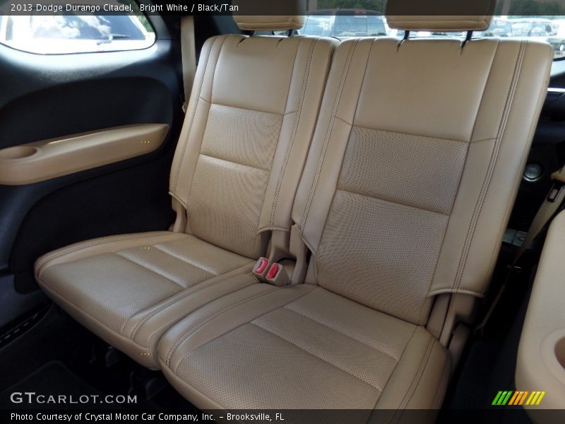 Bright White / Black/Tan 2013 Dodge Durango Citadel