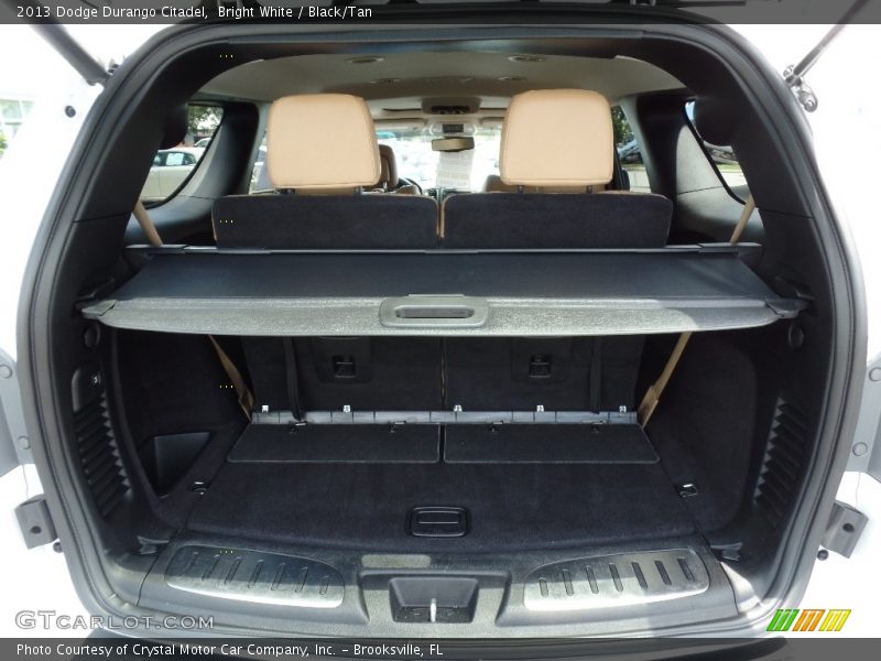 Bright White / Black/Tan 2013 Dodge Durango Citadel