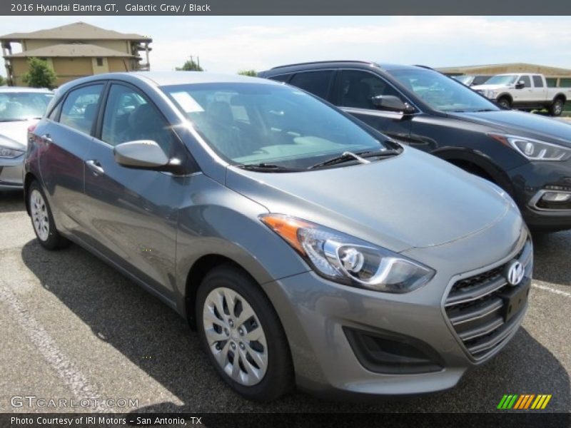 Galactic Gray / Black 2016 Hyundai Elantra GT