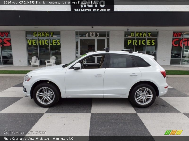 Ibis White / Pistachio Beige 2016 Audi Q5 2.0 TFSI Premium quattro