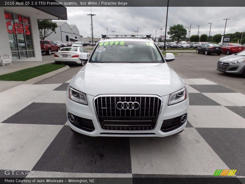 Ibis White / Pistachio Beige 2016 Audi Q5 2.0 TFSI Premium quattro