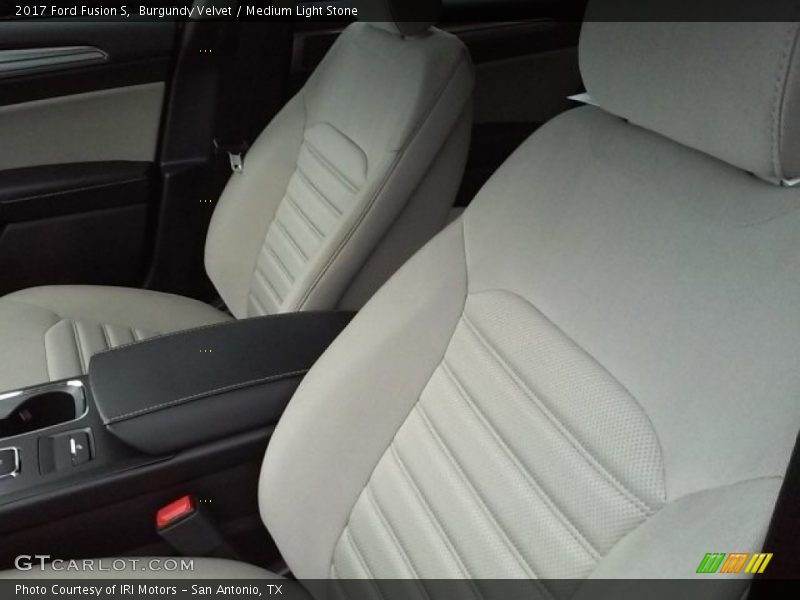 Burgundy Velvet / Medium Light Stone 2017 Ford Fusion S