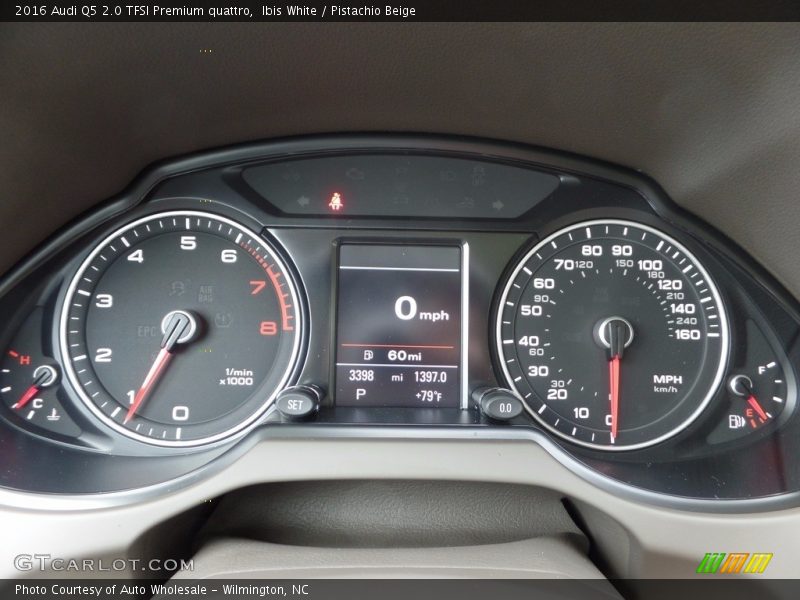 Ibis White / Pistachio Beige 2016 Audi Q5 2.0 TFSI Premium quattro