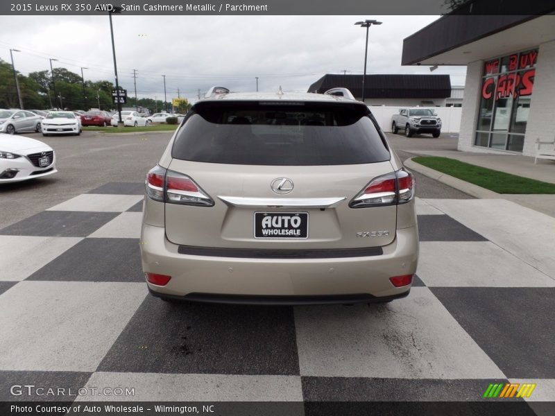Satin Cashmere Metallic / Parchment 2015 Lexus RX 350 AWD