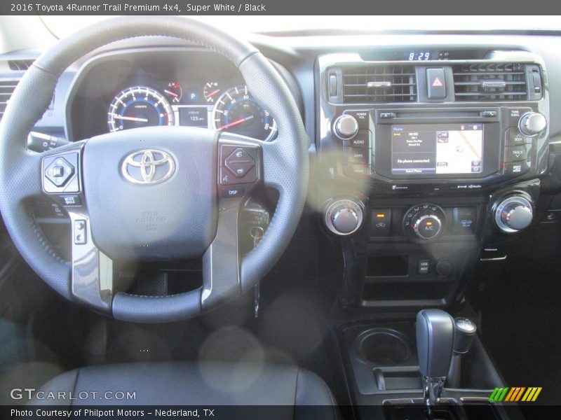 Super White / Black 2016 Toyota 4Runner Trail Premium 4x4