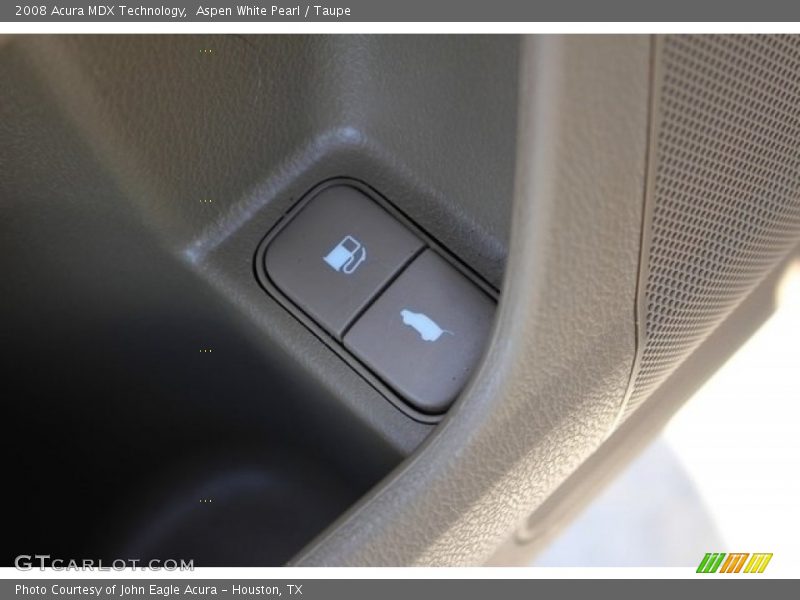 Aspen White Pearl / Taupe 2008 Acura MDX Technology