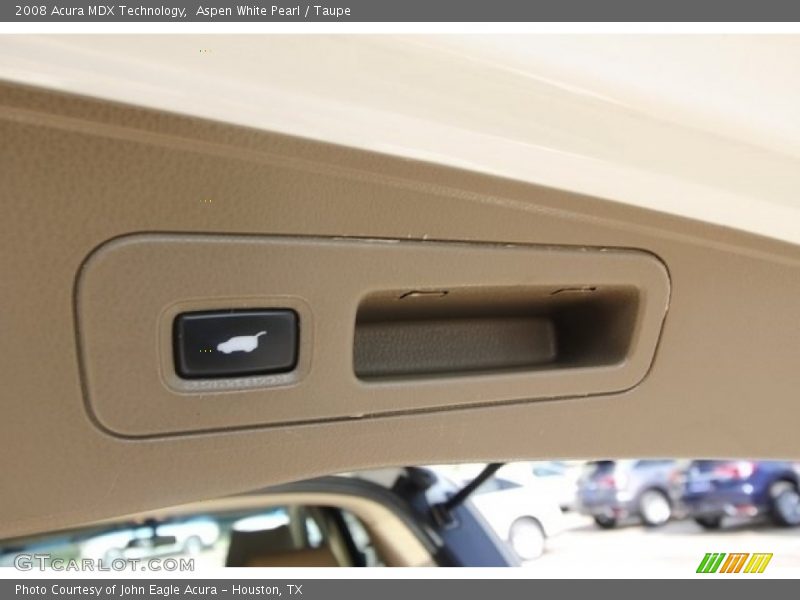 Aspen White Pearl / Taupe 2008 Acura MDX Technology