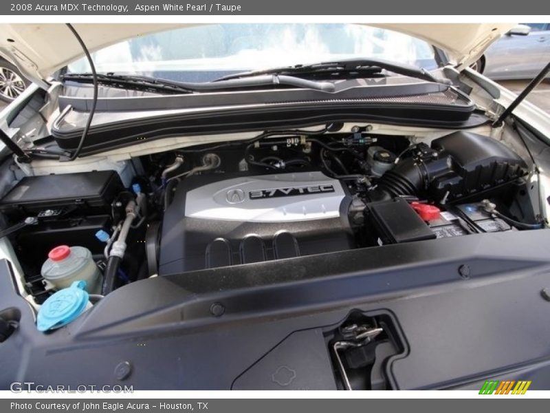Aspen White Pearl / Taupe 2008 Acura MDX Technology