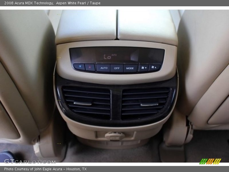 Aspen White Pearl / Taupe 2008 Acura MDX Technology