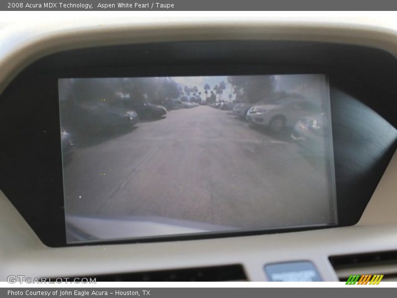 Aspen White Pearl / Taupe 2008 Acura MDX Technology