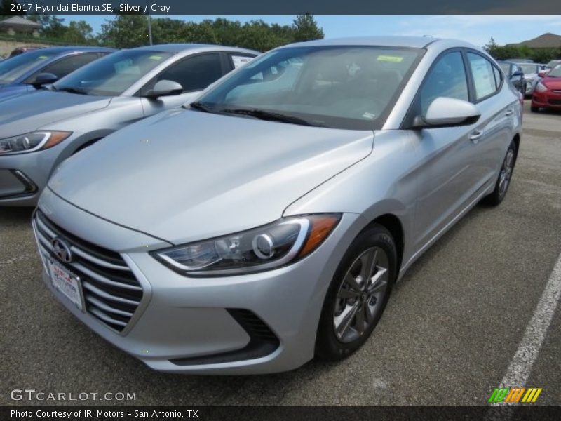 Silver / Gray 2017 Hyundai Elantra SE