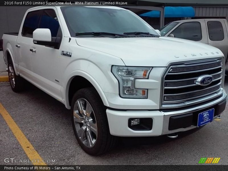 White Platinum / Limited Mojave 2016 Ford F150 Limited SuperCrew 4x4