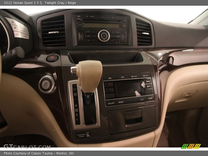 Twilight Gray / Beige 2012 Nissan Quest 3.5 S