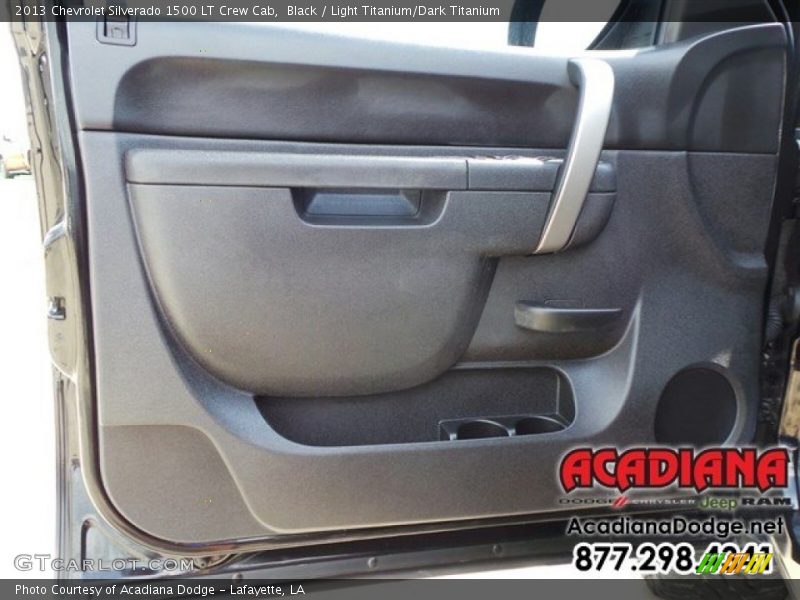 Black / Light Titanium/Dark Titanium 2013 Chevrolet Silverado 1500 LT Crew Cab