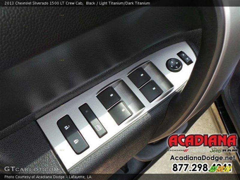 Black / Light Titanium/Dark Titanium 2013 Chevrolet Silverado 1500 LT Crew Cab