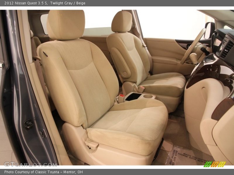 Twilight Gray / Beige 2012 Nissan Quest 3.5 S