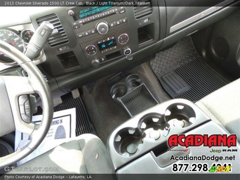 Black / Light Titanium/Dark Titanium 2013 Chevrolet Silverado 1500 LT Crew Cab