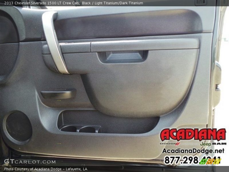 Black / Light Titanium/Dark Titanium 2013 Chevrolet Silverado 1500 LT Crew Cab