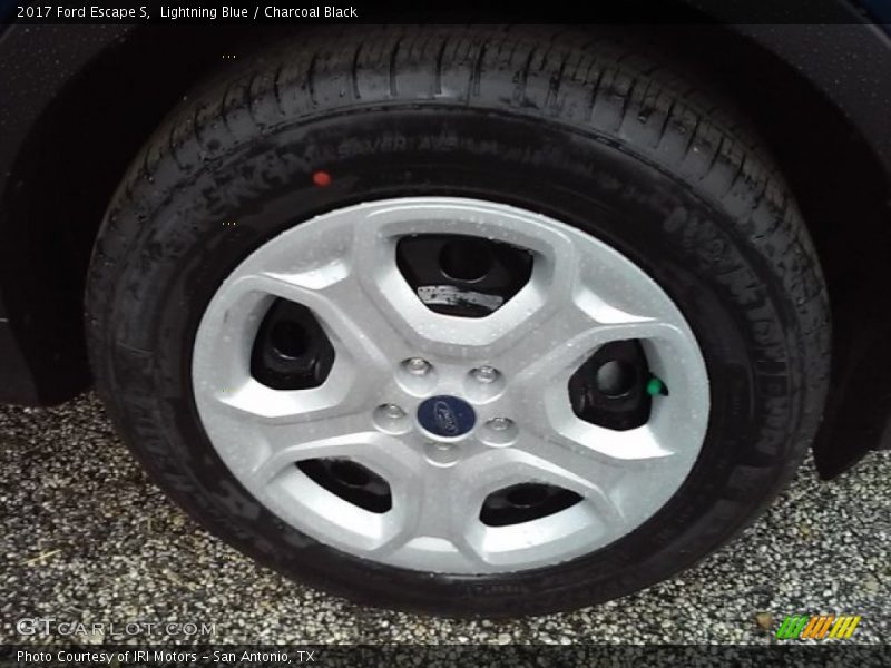 Lightning Blue / Charcoal Black 2017 Ford Escape S