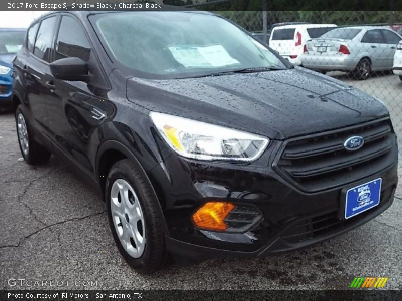 Shadow Black / Charcoal Black 2017 Ford Escape S