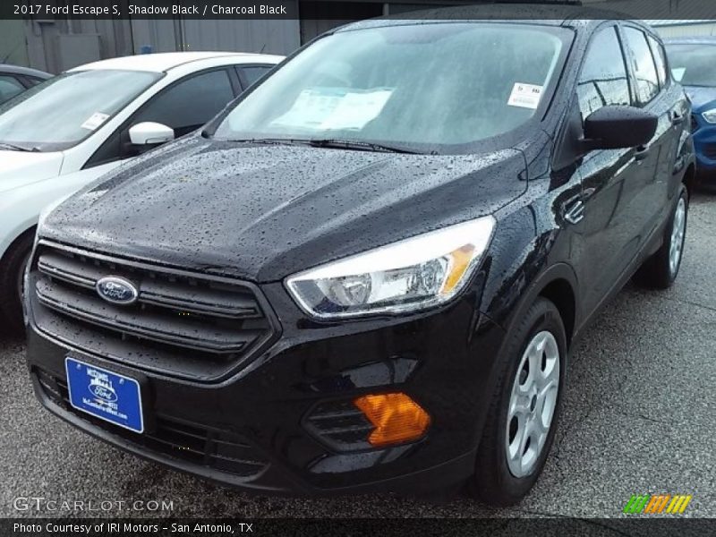 Shadow Black / Charcoal Black 2017 Ford Escape S