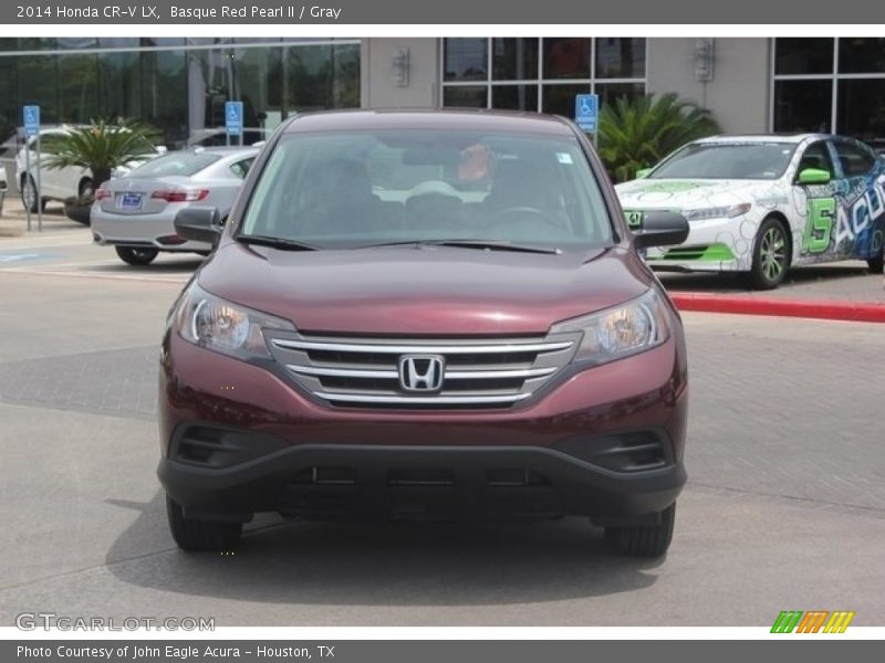 Basque Red Pearl II / Gray 2014 Honda CR-V LX
