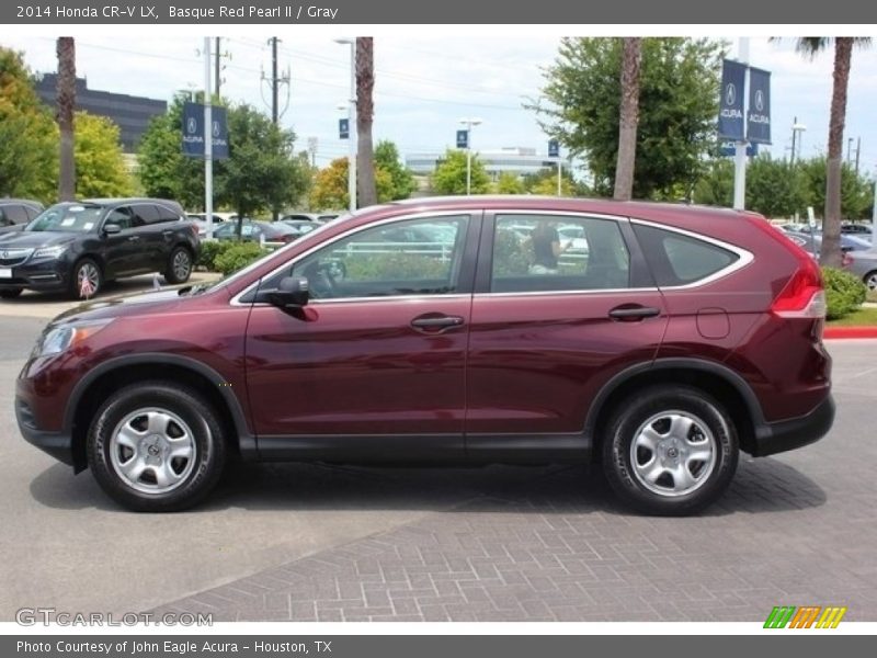 Basque Red Pearl II / Gray 2014 Honda CR-V LX