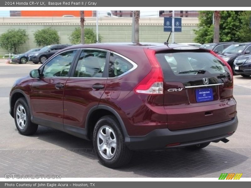 Basque Red Pearl II / Gray 2014 Honda CR-V LX