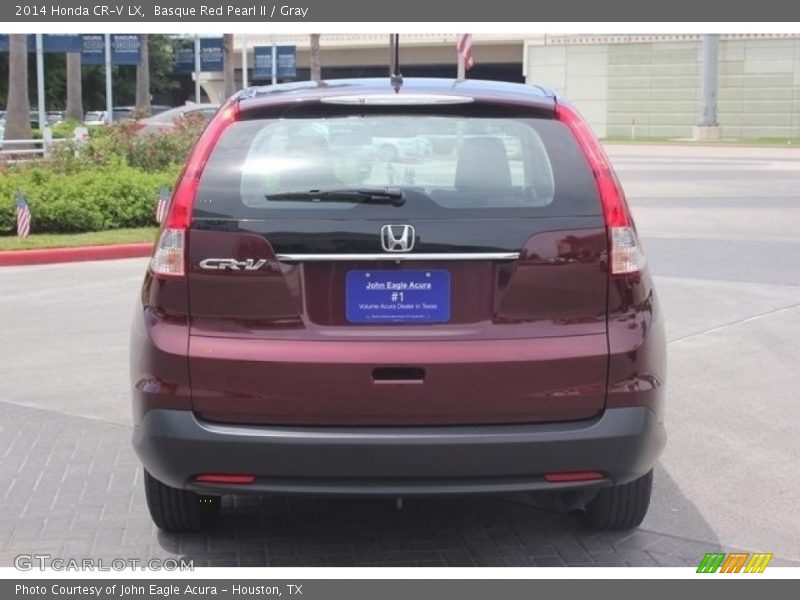 Basque Red Pearl II / Gray 2014 Honda CR-V LX